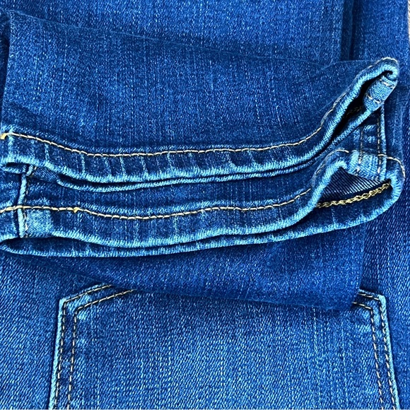 J. Crew High Rise Vintage Straight Button Fly Cropped Ankle Size 25 Blue… - Picture 10 of 14